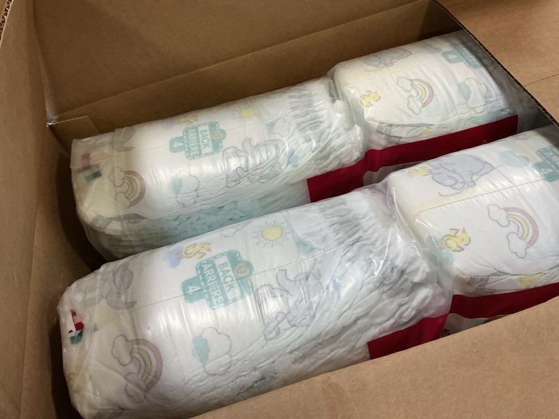 Condition photo showing New/Like New for Pampers Diapers - Swaddlers 360° - Size 4, 132 Count, up to 100% Leakproof Comfy Dry Fit, Designed for Easy Changes, Pull On Baby Diaper (Packaging May Vary) Size 4 132