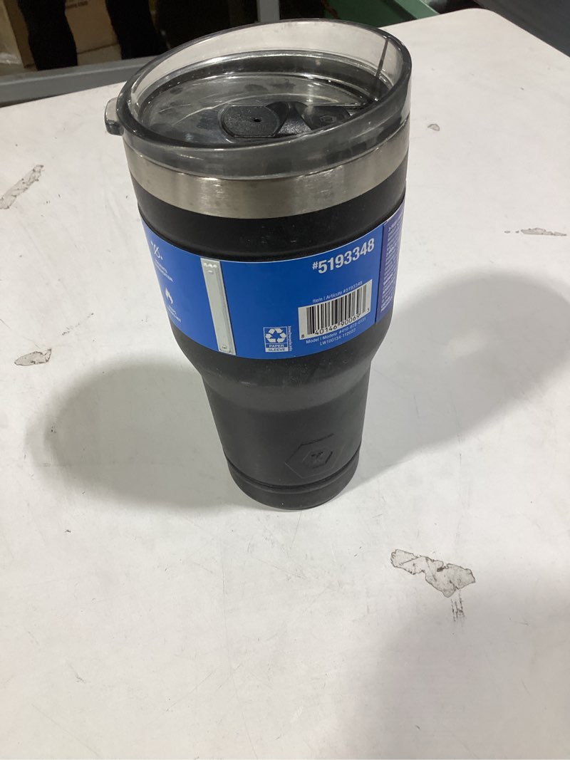 Condition photo showing New/Like New for Kobalt 30 -fl oz Stainless steel Insulated Tumbler - Black