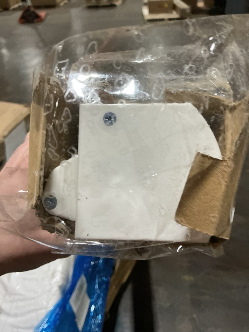 Condition photo showing As Is for ChrisDowa Cordless Zebra Blinds for Windows, Dual Layer Free-Stop Light Filtering Window Roller Shades, Pull Down Privacy Zebra Shades for Home, Office, Bedroom, Door (71" W x 72" H, White) 71"W x 72"H White