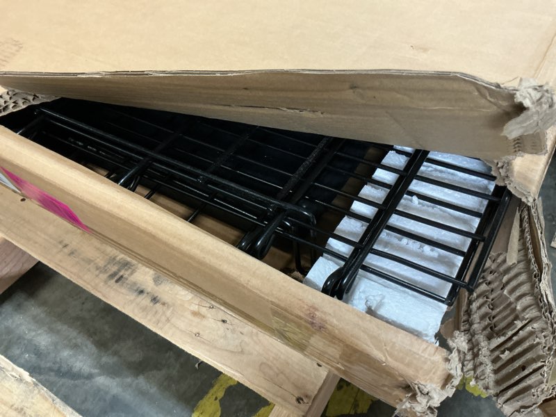 Condition photo showing Good Condition for midwest homes for pets solutions series xxl double door 54-inch dog crate for the largest breeds, sturdy drop pin assembly, black e-coated, sl54dd 54.0"l x 37.0"w x 45.0"h black