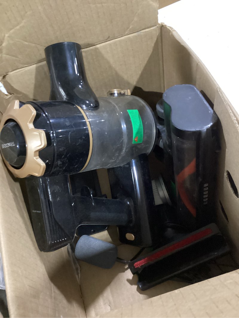 Condition photo showing As Is for trucozie t350 cordless vacuum cleaner,