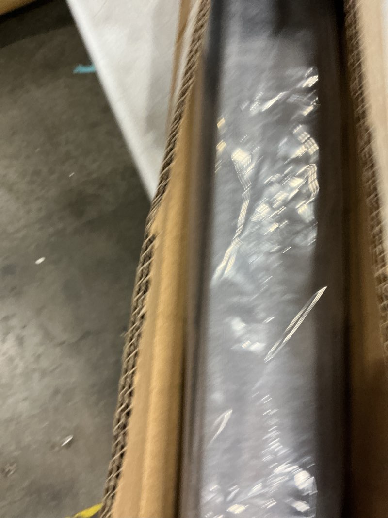Condition photo showing Good Condition for lazblinds cordless roman shades for windows, blackout room darkening thermal insulated window blinds, lightweight fabric blinds for indoor windows, 44" w x 60" h, grey blackout - grey 44" w x 60" h