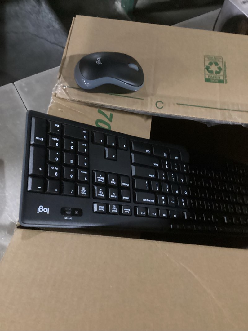 Condition photo showing Good Condition for Logitech MK270 Wireless Keyboard and Mouse Combo for Windows, 2.4 GHz, 8 Multimedia Keys, PC, Laptop, Wireless Keyboard Compact Mouse Combo - Black Black 1 Pack Combo