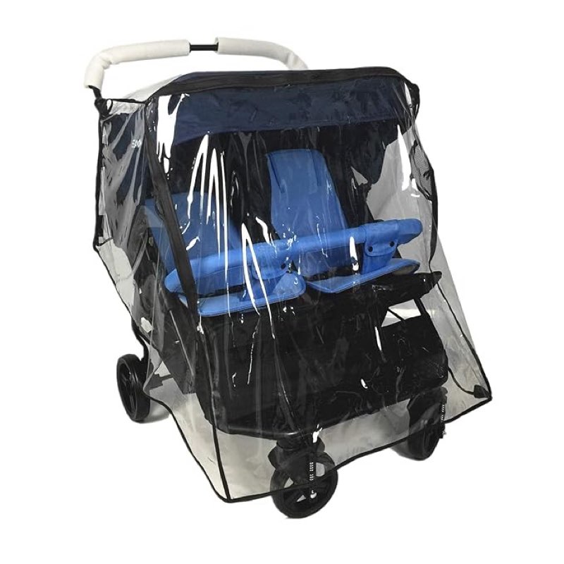 (Similar product) Stroller Rain Cover,Universal Rain Cover for Side by Side Baby Stroller, Double Stroller Cover for Rain and Wind,Baby Outdoor Activities Accessories.
