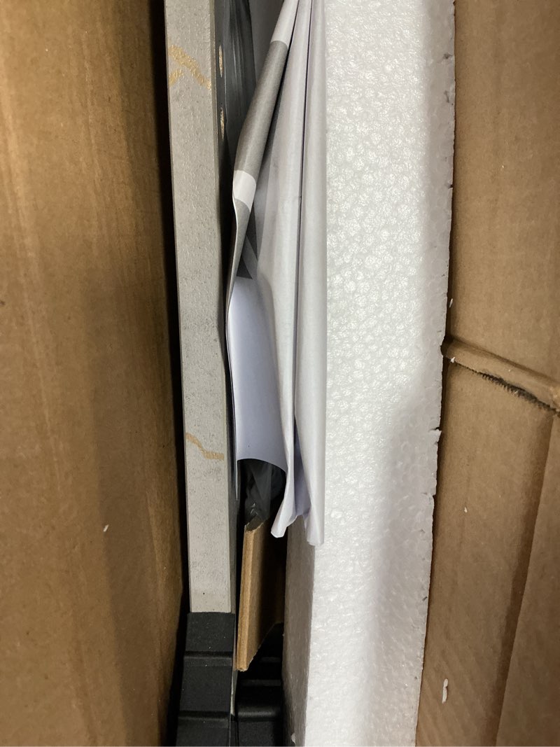 Condition photo showing As Is for (Incomplete) WOHOMO Small Foldable Computer Desk Writing Study Desk Easy Assembly Space-Saving Foldable Laptop Table Writing Workstation for Home Office,Grey Small Size:31.5 x 15.7 Grey