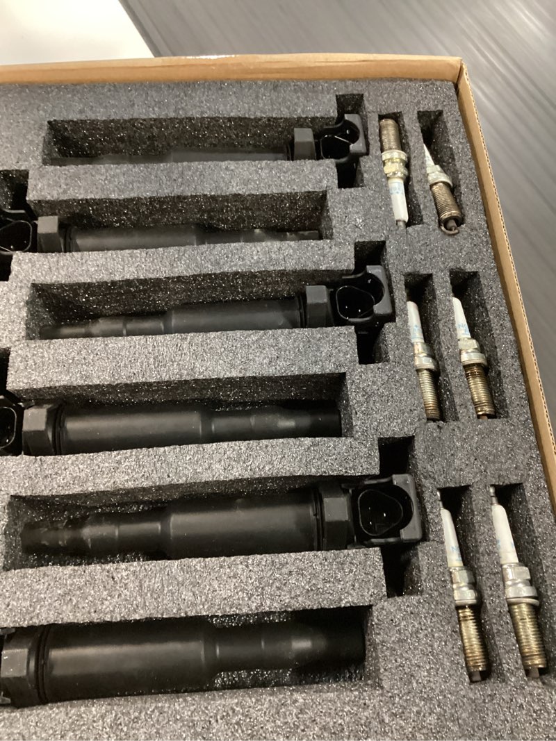 Condition photo showing Good Condition for uf592 set of 6 ignition coil packs & spark plugs compatible with 2006 2007 2008 2009 2010 bmw 128i 328i 330i 528i 530i x3 x5 z4 3.0l replace# 0221504470, 12137594937, 12137562744, 12137571643