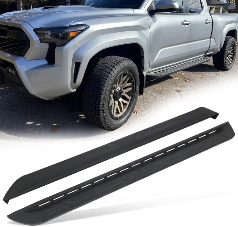 TRUMGETA 2024/2025 Tacoma TRUMGETA 5" Running Boards Fit for 2024 2025 2026 Toyota Tacoma Double Cab Crew Cab with 4 Full-Size Doors Tacoma Side Step Step Bar