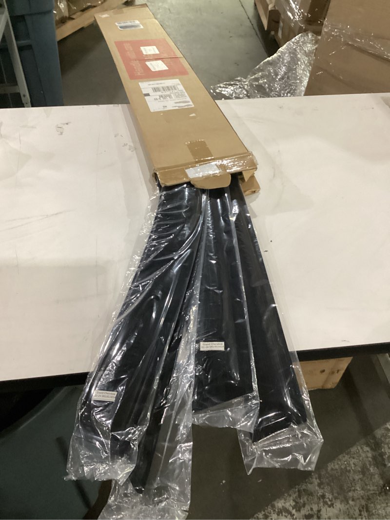 Condition photo showing As Is for ig window visors fit for 2022-2026 jeep grand cherokee, out-channel rain guards vent wind deflectors 4pc, car accessories for 22-26 grand cherokee (excludes l model) 2022-2026 grand cherokee