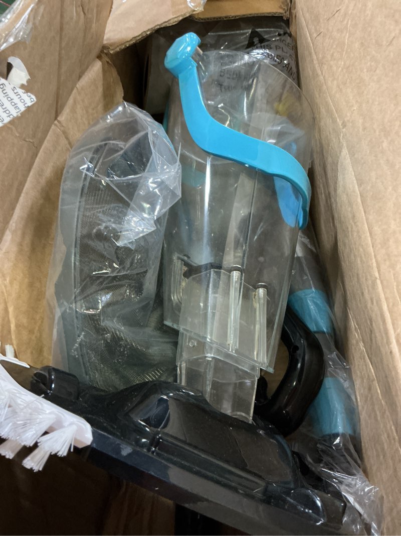Condition photo showing As Is for cordless handheld pool vacuum, pool vacuum for above ground pool with telescopic pole and leaf-scooping net, rechargeable pool cleaner 18.5 gal/min suction, 80 min runtime, dual-filter cleaning system light gray