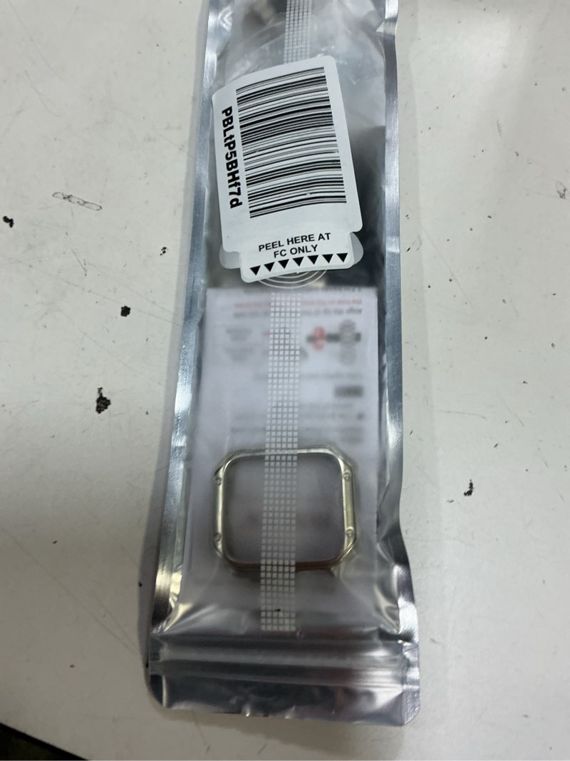 Condition photo showing New/Like New for binlun compatible with apple watch band 49mm 46mm 45mm 44mm 42mm 41mm 40mm 38mm for men women, stainless steel metal strap with tpu case fit for iwatch series ultra/se3/11/10/9/8/7/se2/se/6/5/4/3/2/1 silver-black 45mm/44mm/42mm(series 3/2/1)