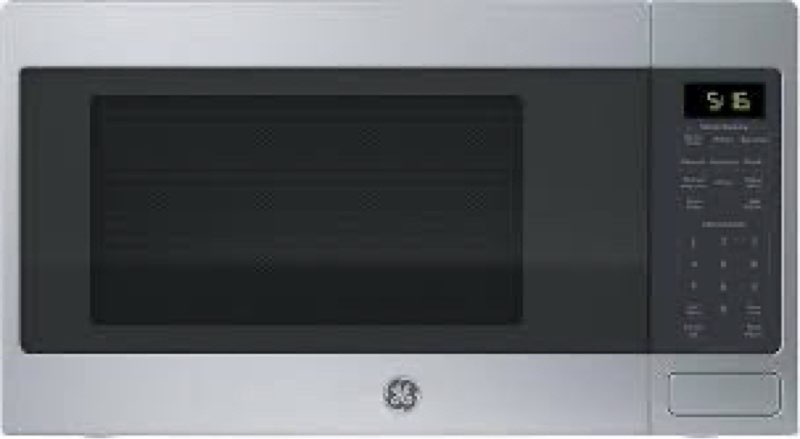 GE Countertop Microwave Oven, 1,150-watt Capacity, 1.6 Cubic Ft., 8 Auto Setting Cooking Settings, C