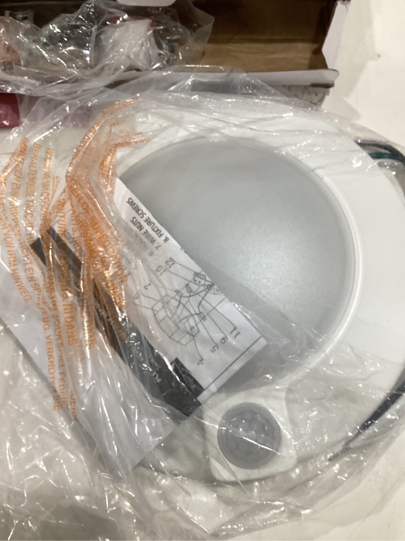 Condition photo showing As Is for Closet Lights Motion Sensored, LED Closet Light Motion Activated, 5000K Daylight 6-7/8 Inch 10W Motion Sensor Ceiling Light, Closet Lights Wired, Pantry Light 90CRI, No Battery, Damp Rated ETL