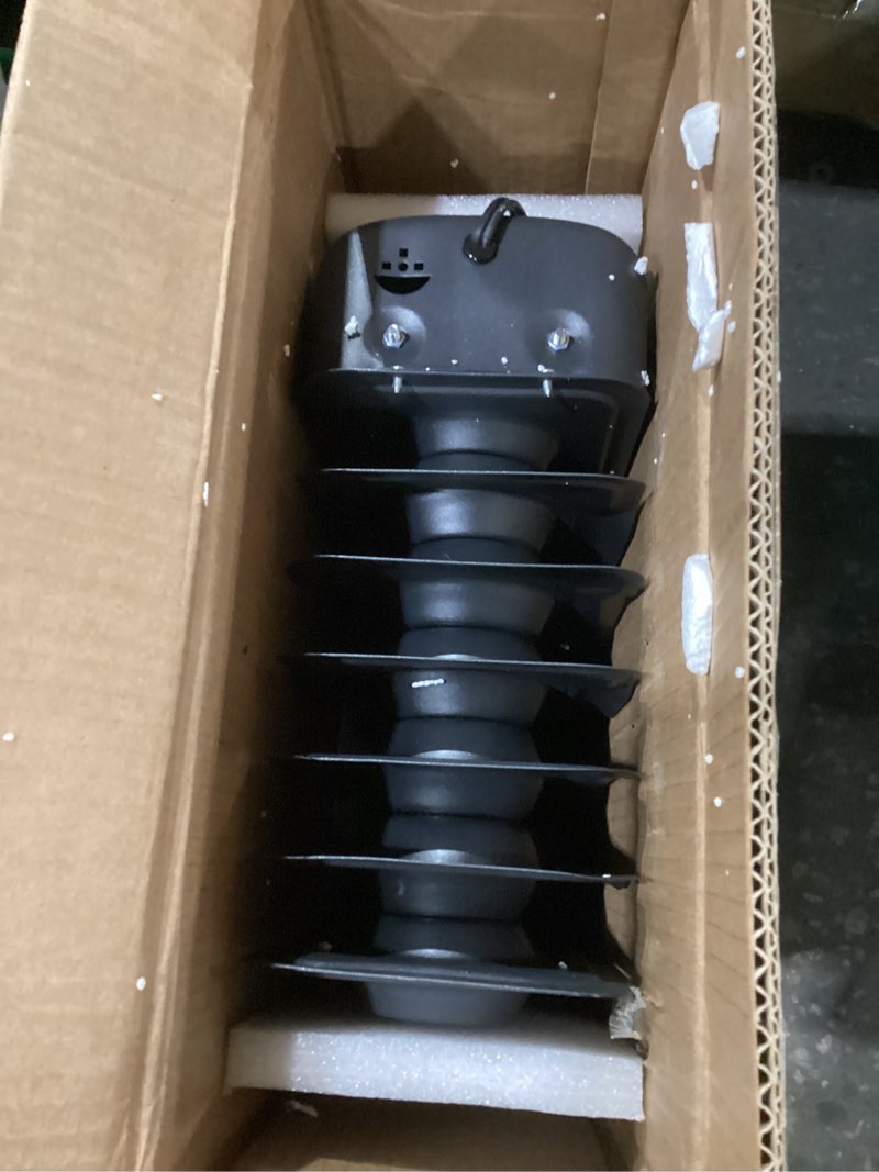 Condition photo showing As Is for MISSING WHEELS Amazon Basics Oil Space Heater, Portable Radiator Heater with 7 Oil-Filled Fins for Indoor Use, 3 Heat Settings, Thermostat, Tip-Over Protection, ETL Safety Certificate, Manual Control, 1500W, Black