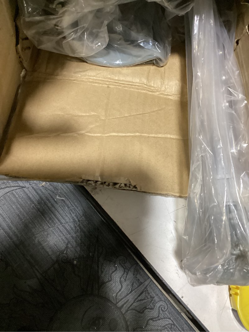 Condition photo showing As Is for medline aluminum forearm crutches, adult, cuff size 4", pack of 2 adult, 5'0" - 6'2"