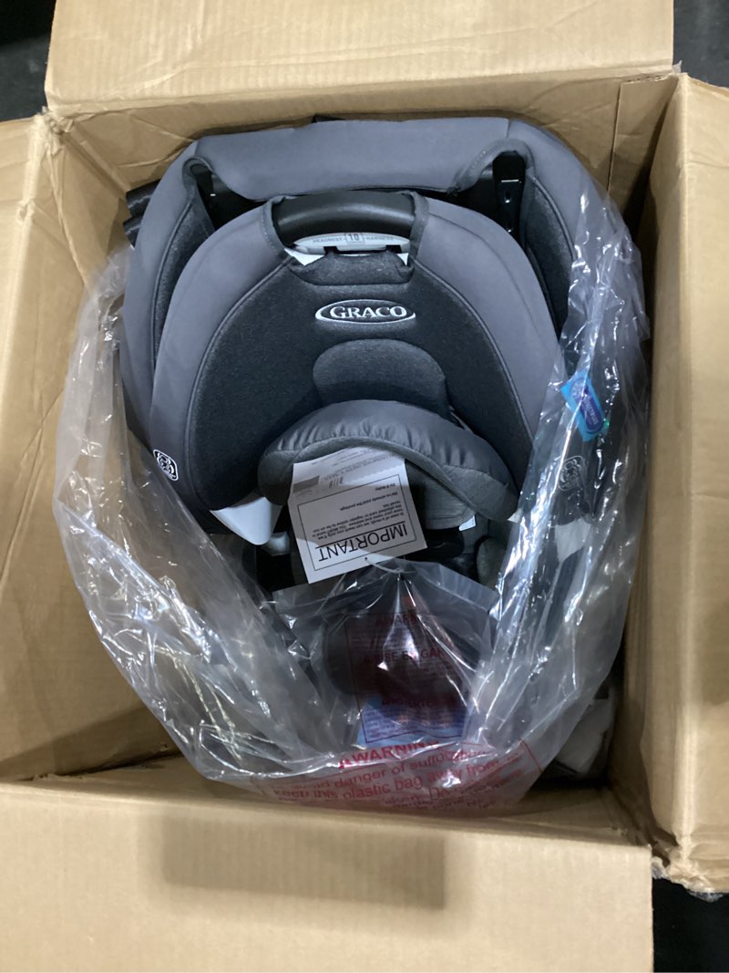 Condition photo showing Good Condition for Graco Turn2Me 3-in-1 Rotating Convertible Car Seat, Manchester, Featuring Headrest and Harness Adjust, Easy Installation and Steel Reinforced Frame