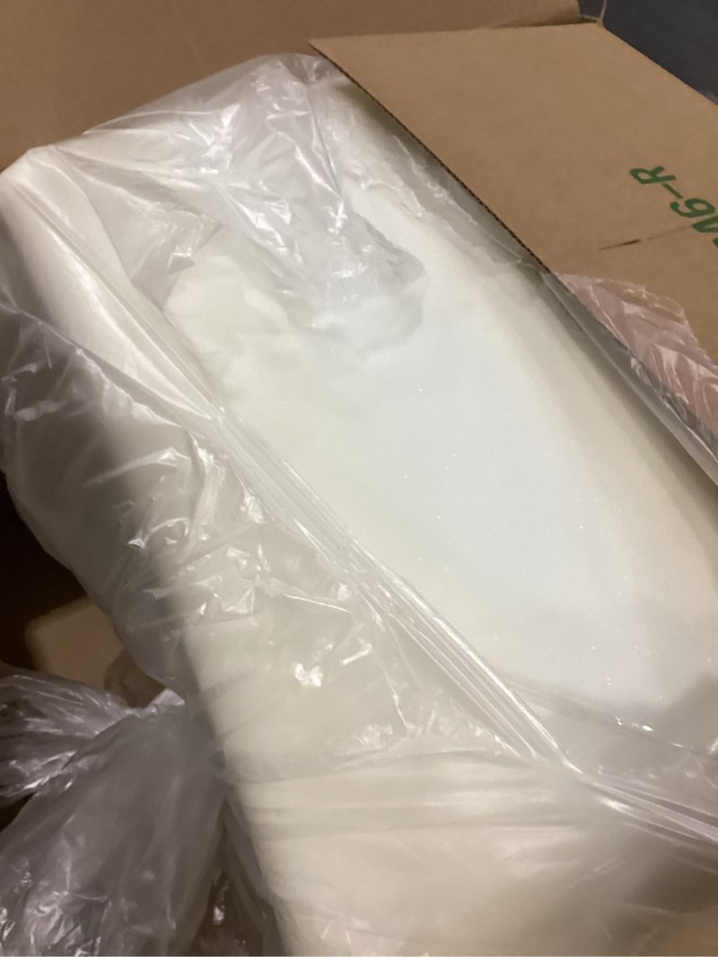Condition photo showing As Is for Upholstery Foam, 72" x 24" x 2" High Density Gel Memory Foam Padding Couch Cushion Support, Cut to Size Foam Replacement Pad for Sofa Sag Support