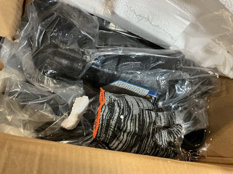 Condition photo showing Good Condition for sump pump submersible, sewage grinder pump 110v 6400gph 40ft max head, cast iron effluent pump with auto float switch 2'' npt for basement basin sewage well pond swimming pool, 32ft power cord black cast iron