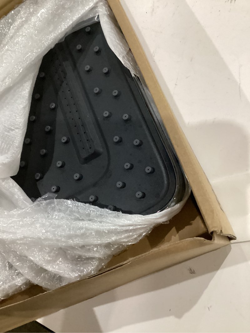 Condition photo showing As Is for Hibbent Rain Shower Head, 13'' High Pressure Rainfall Square 5 Spray Mode Showerhead with 16" Shower Head Extension Arm, Solid Brass Adjustable Shower Arm Extender, Waterfall fixed Showerheads, Chrome Square 13'' with Arm Chrome