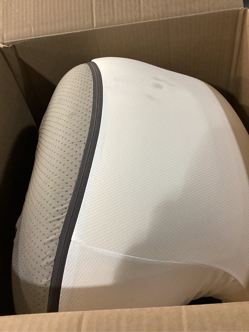Condition photo showing Good Condition for reading pillow for sitting in bed, 22”h back pillow for sitting up,lumbar rest & neck support bed pillows,backrest bed chair with arms for reclining,gaming,resting,watching tv in couch or floor