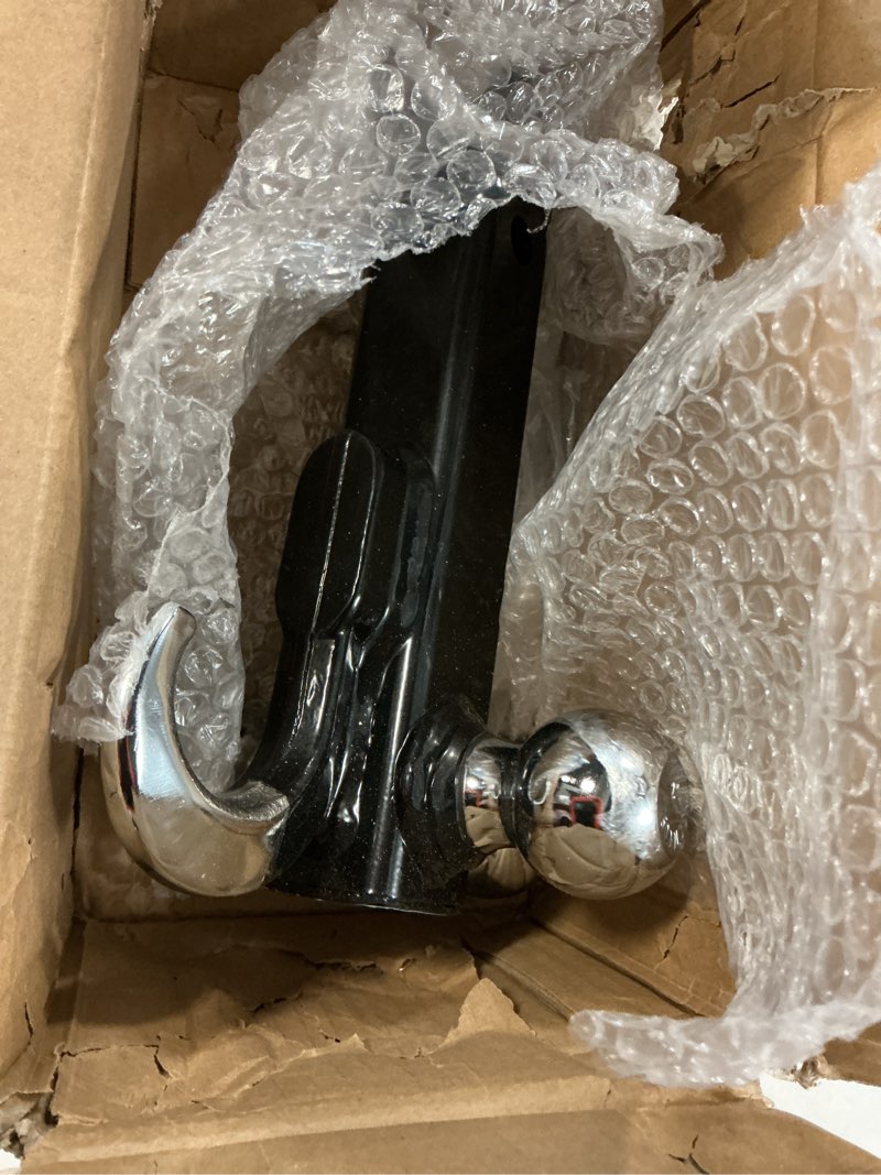 Condition photo showing Good Condition for Ayleid Trailer Hitch Tri-Ball Mount with Hook & Pin Balls Sized 1-7/8, 2 & 2-5/16 inches, Tow Hitch, Silver A-Classic