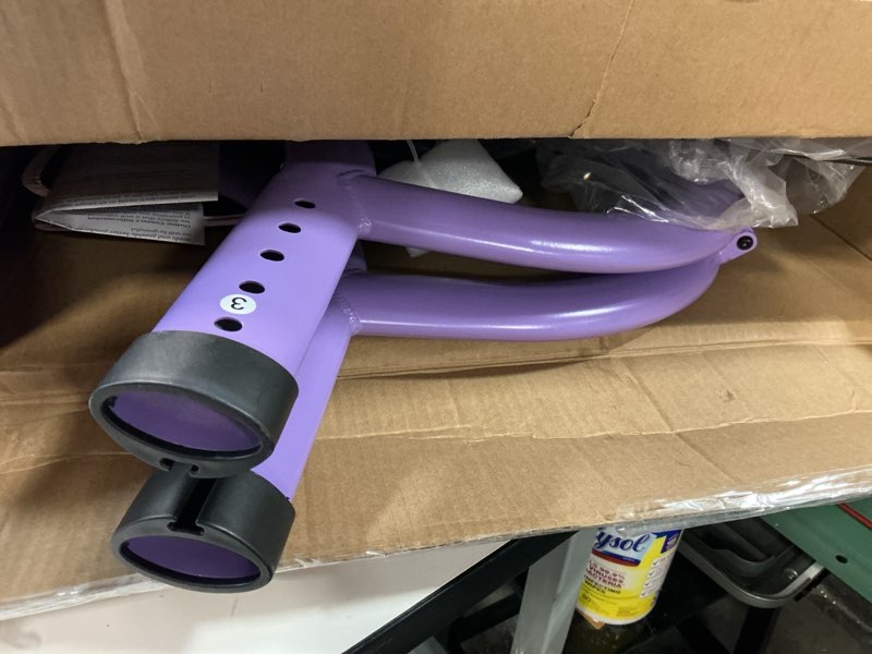 Condition photo showing As Is for 3 Wheel Walkers for Seniors, Lightweight Foldable Aluminum Rollator Walker, Height Adjustable Three Wheel Walker, Purple