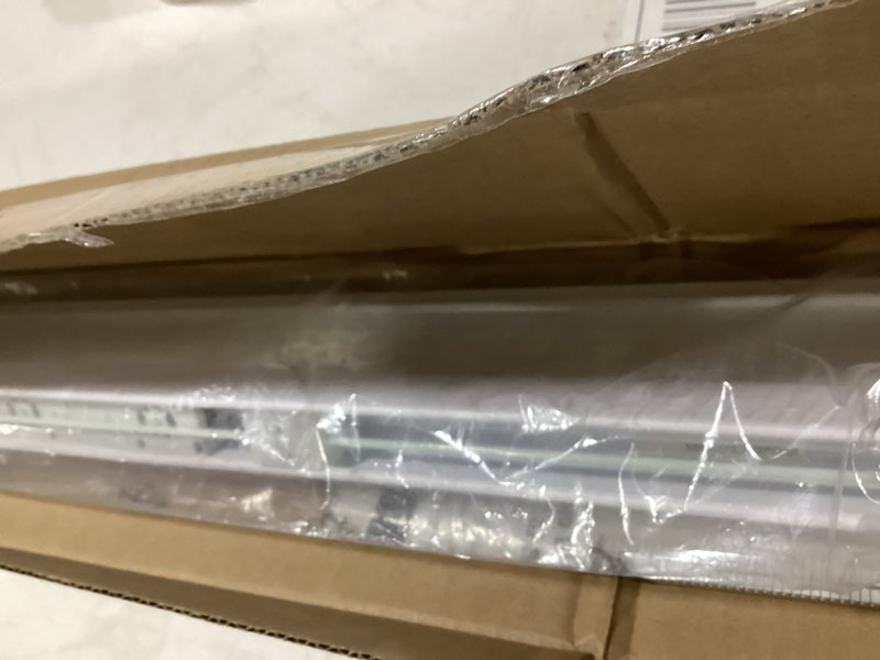 Condition photo showing New/Like New for LazBlinds No Tools No Drill 1" Vinyl Mini Blinds, Cordless Blinds for Windows, Light Filtering Horizontal Window Blinds & Shades, 48" W x 48" H, White Cordless-white 48" W x 48" H