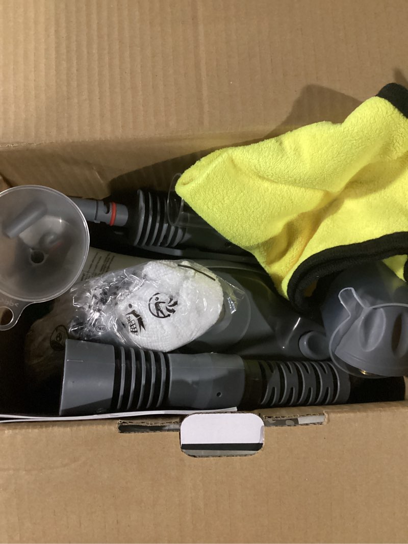 Condition photo showing Good Condition for Handheld Steam Cleaner, Steam Cleaner with 16 PCS Accessory & Safety Lock, 500ML Capacity, Multi-Surface Deep Cleaning for Home, Car, Bathroom, Grout, Floor, Window (White)