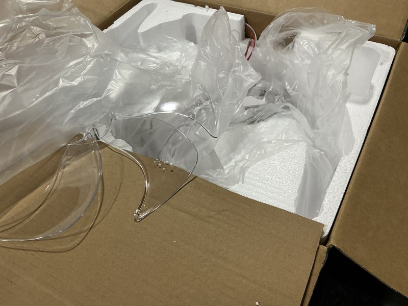 Condition photo showing Good Condition for addlon ceiling fans with lights and remote, 20'' low profile ceiling fans, 3000-6000k dimmable modern flush mount led fan light, fandelier ceiling fan for bedroom, kitchen, living room, white white/starry 20 inch