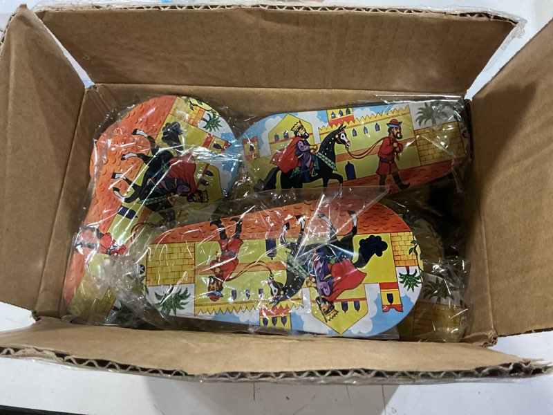 Condition photo showing New/Like New for 16 Pcs Traditional Purim Gragger Novelty Purim Gragger Noisemaker Metallic Purim Noisemaker Holiday Noise Makers for Party Celebration Game Supply