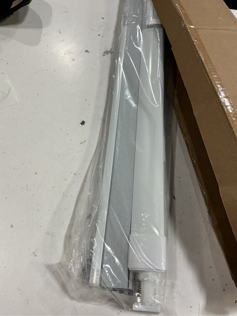 Condition photo showing Good Condition for lazblinds no tools no drill cordless cellular shades, blackout light blocking honeycomb shades for home, thermal insulation blinds for windows, 42" w x 48" h, white blackout-white 42" w x 48" h