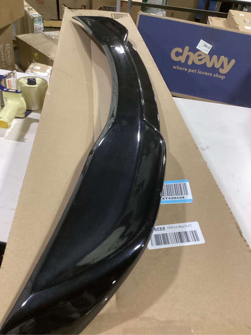 Condition photo showing As Is for PSLER Trunk Spoiler Compatible with Civic Sedan 11th Gen 2022 2023 2024 2025 Lid Rear Spoiler Wing Highkick Duckbill Styling Exterior Tail Fin Bright Black