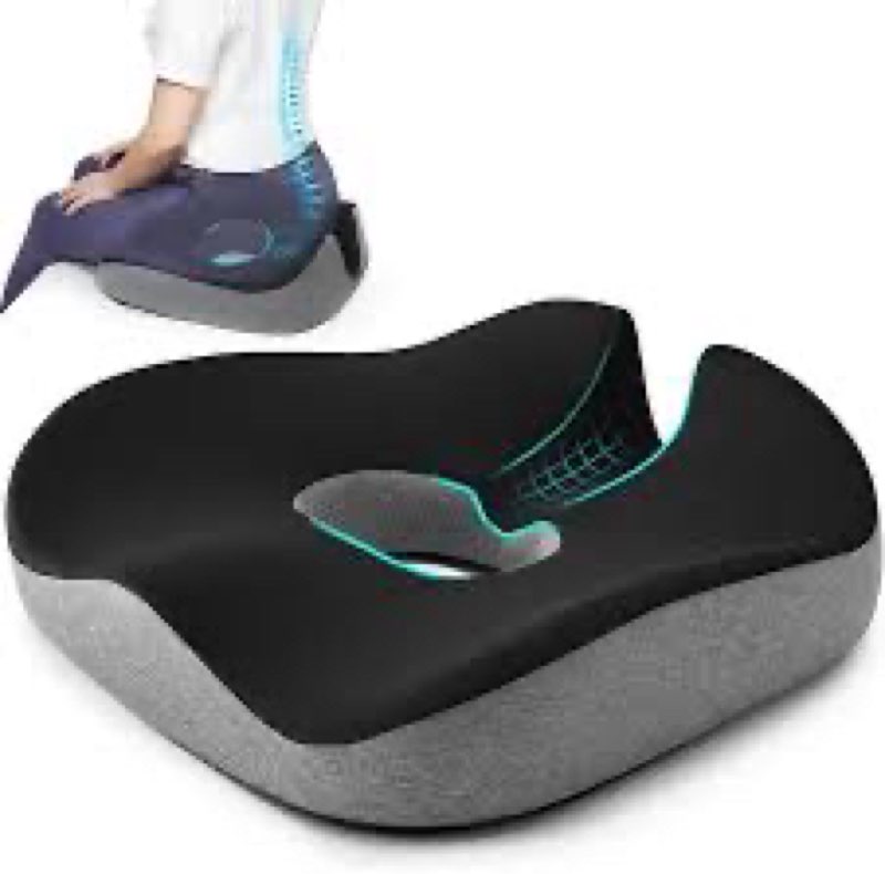 anzhixiu Concave U Surface Donut Pillow for Tailbone Pain Cradle Tailbone Reducing Pressure on Pelvi