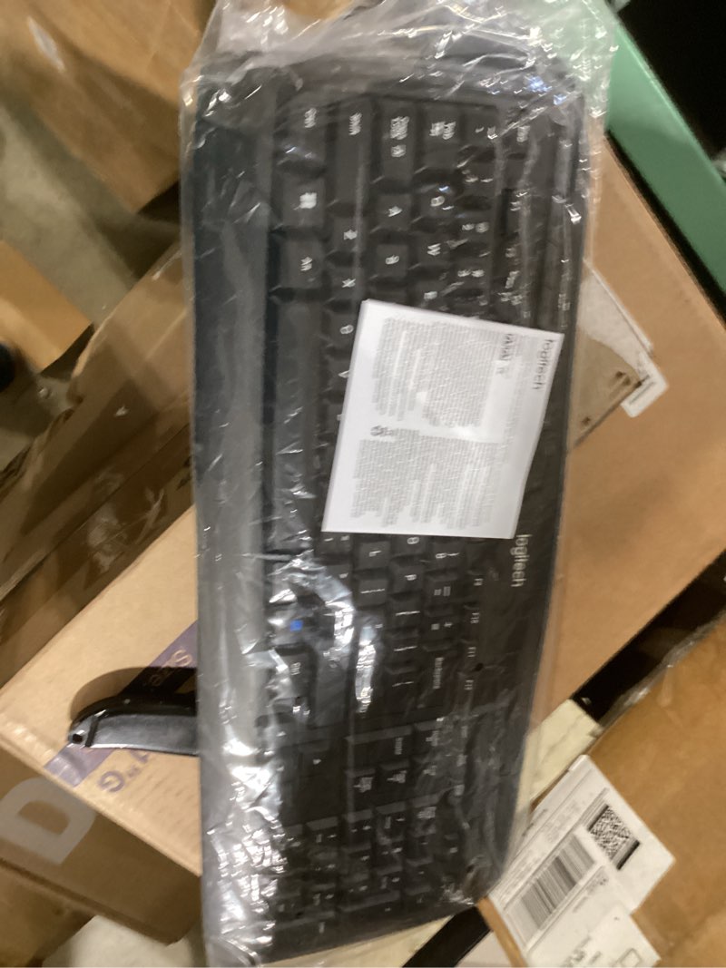 Condition photo showing Good Condition for Logitech MK335 Quiet Wireless Keyboard and Mouse Combo - Black/Silver Keyboard and Mouse Combo Wireless, Ambidextrous