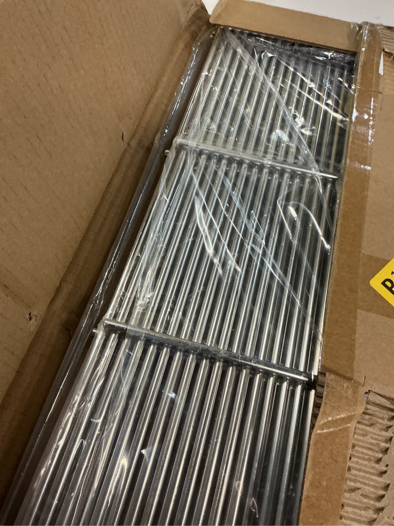 Condition photo showing Good Condition for 23-1/4" stainless steel grid grates replacement for viking vgbq 30 in t series, vgbq 41 in t series, vgbq 53 in t series viking grill grate vgbq300t,vgbq0302t gas grill 23 1/4" x 34 1/2"