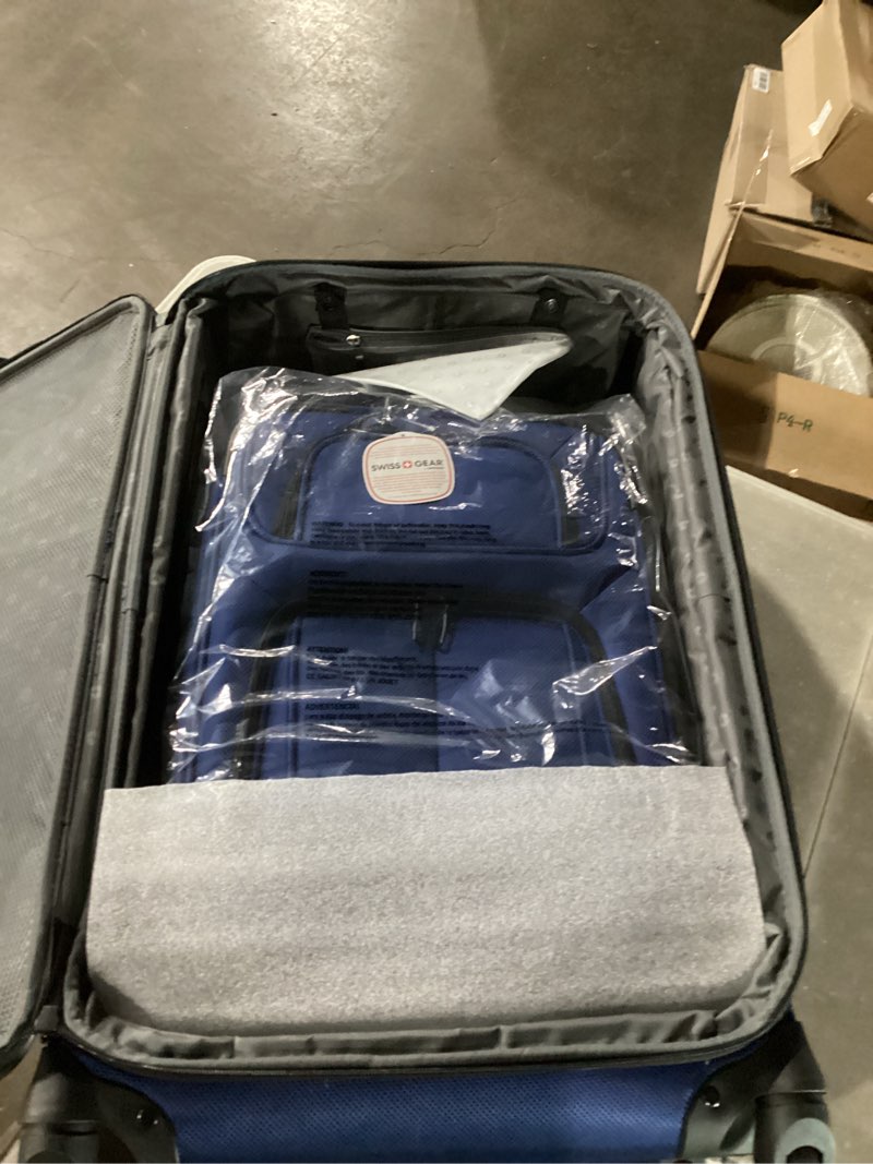 Condition photo showing Good Condition for swissgear sion softside expandable luggage, blue, 2-piece set (21/29) 2-piece set (21/29) blue