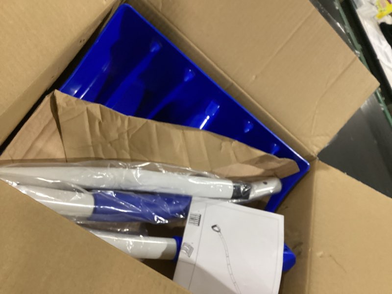 Condition photo showing New/Like New for AS SHIHUA TEC Snow Shovels for Snow Removal,Snow Shovel with Ergonomic Metal Handle and Edge,17 x 14 x 54 inches,Snow Shovel for Driveway,for Clearing Driveways, Sidewalks, and Other Outdoor Areas.