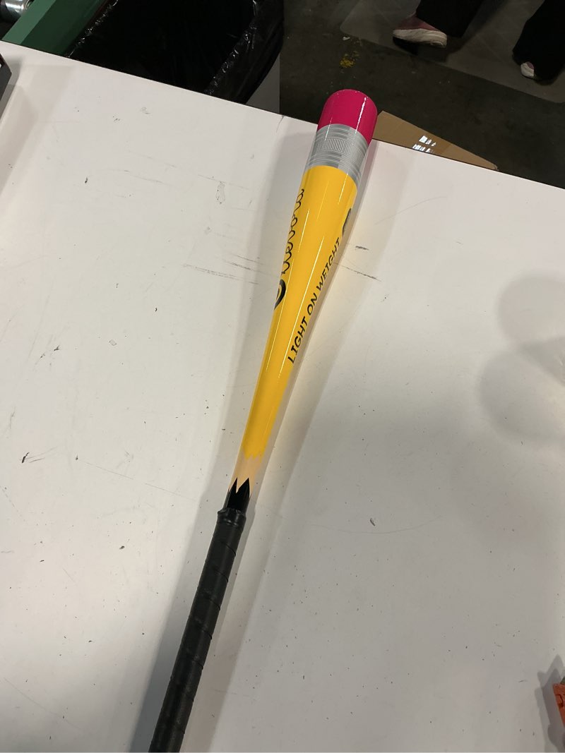 Condition photo showing Good Condition for pencil bat - novelty backyard baseball games gift - youth metal baseball bat - 2 5/8" aluminum barrel with balanced weight and durable finish 31" 21oz