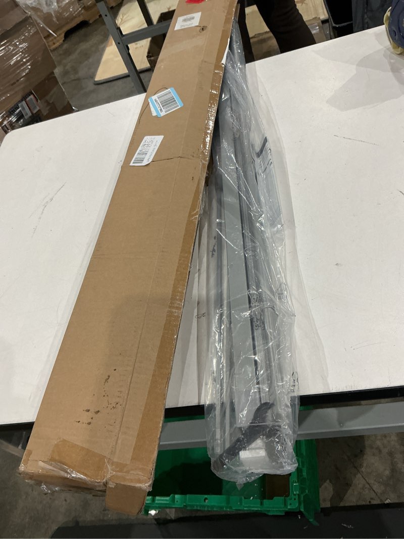 Condition photo showing Good Condition for lazblinds no tools-no drill 1" aluminum mini blinds, cordless blinds for indoor windows, light filtering horizontal blinds and shades for window size 20'' w x 48'' h, silver grey no drill-silver grey 20'' w x 48'' h