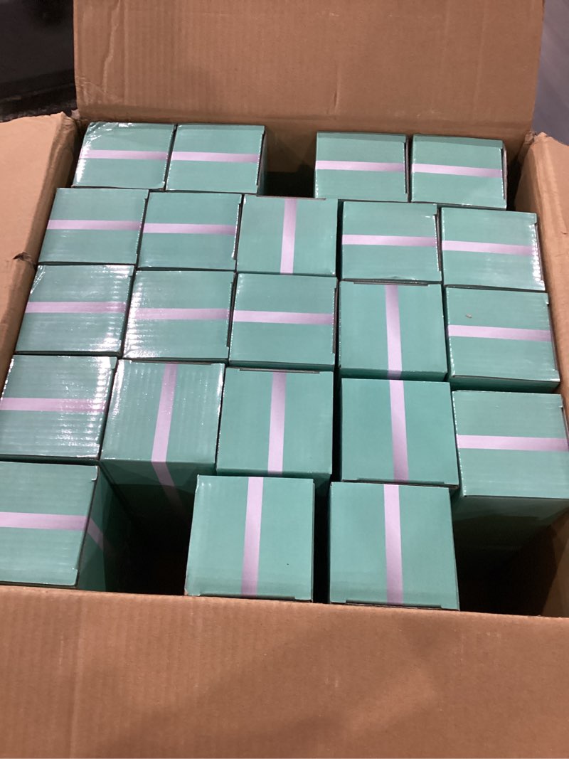 Condition photo showing item condition for joyclub 25 pack sublimation tumblers 20 oz sublimation blanks skinny straight flat edge tumbler bulk with lid and straw white cups for heat press