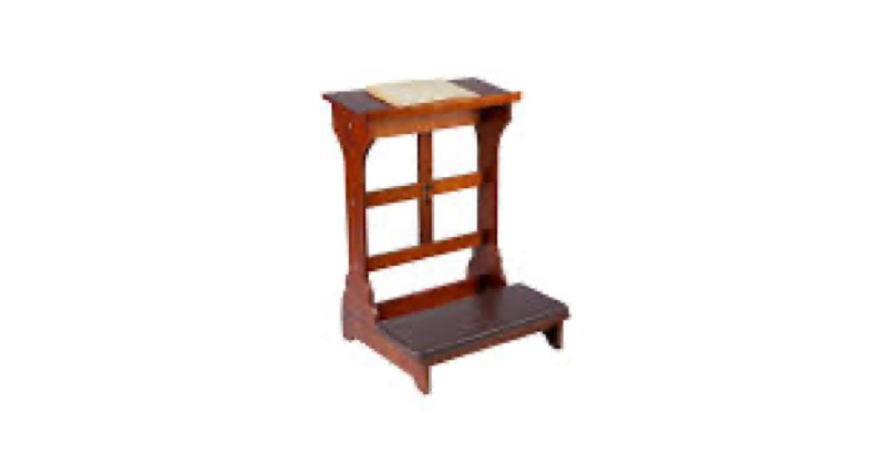 colingmill tree of life church prayer bench stool wooden padded kneeler with shelf and cushion praye