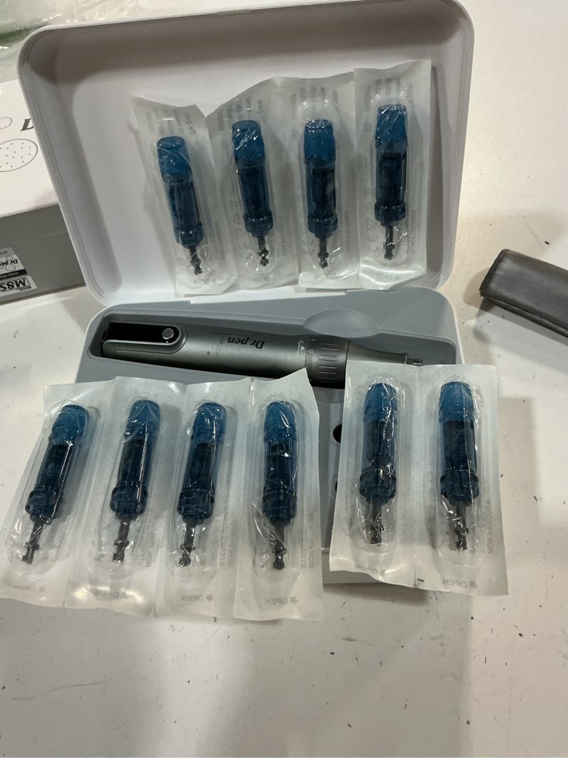Condition photo showing Good Condition for microneedle roller pen for home use - microneeding derma roller pen for women men - micro needle roller pen for skin tools-0.24mm