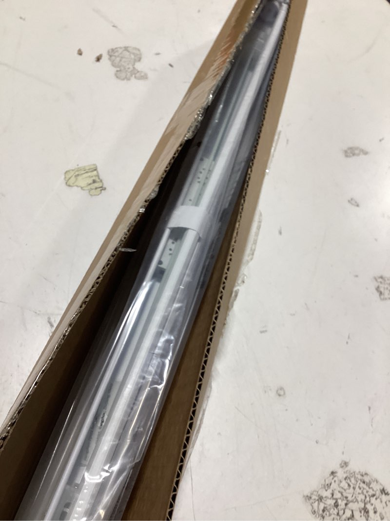 Condition photo showing Good Condition for lazblinds no drill blinds for indoor windows, cordless 1" vinyl mini blinds, privacy s-curve blinds for windows, room darkening horizontal window blinds and shades for home, 27" w x 64" h, white white 27" w × 64" h