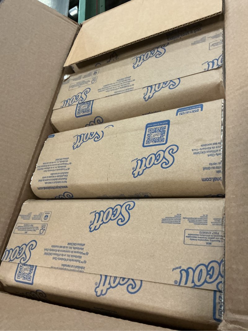 Condition photo showing New/Like New for Scott Professional Universal Multifold Paper Towels, Bulk (58091), Absorbency Pockets, White, 9.2"x9.4" Towel, White, Compressed, Compact (250 Sheets/Pack, 12 Packs/Case, 3,000 Sheet Total) 250 Sheets (Pack of 12)