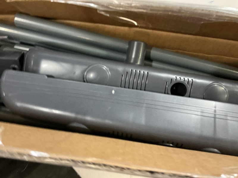 Condition photo showing Good Condition for HOMIDEC Clothes Drying Rack, Oversized 4-Tier(67.7" High) Foldable Stainless Steel Drying Rack Clothing, Movable Drying Rack with 4 castors, 24 Drying Poles and 14 Hooks for Bed Linen, Clothing, Grey Gray