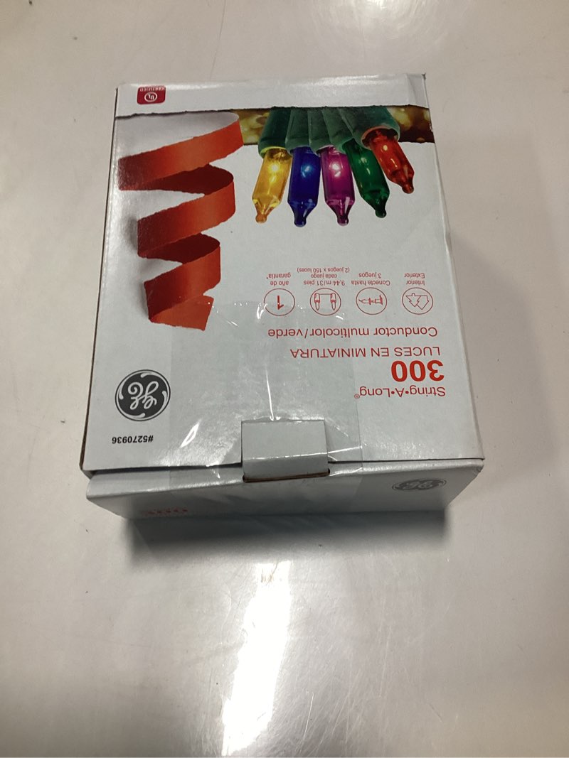 Condition photo showing As Is for GE String-A-Long Multi-Color Miniature String Set, 300 Count