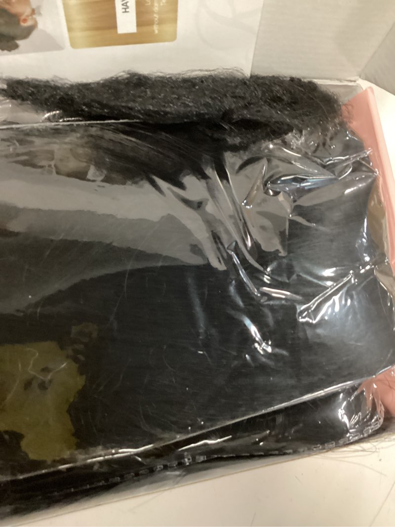 Condition photo showing New/Like New for reecho 28" straight super long 4 pcs set thick clip in on hair extensions natural black 28 inch-320 gram (pack of 4) natural black - straight