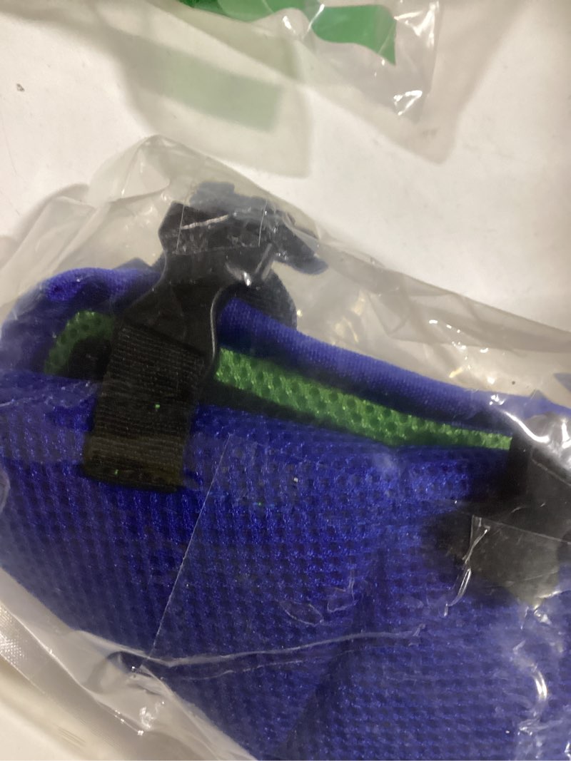 Condition photo showing Good Condition for Dog Cone Collar After Surgery, Adjustable Soft Recovery Cone for Small Dogs to Stop Licking, Light-Weight Comfortable Elizabethan Collar for Dogs Anti-Bite Lick Protective Wound S(Neck Girth:9.45"-11.81") Blue