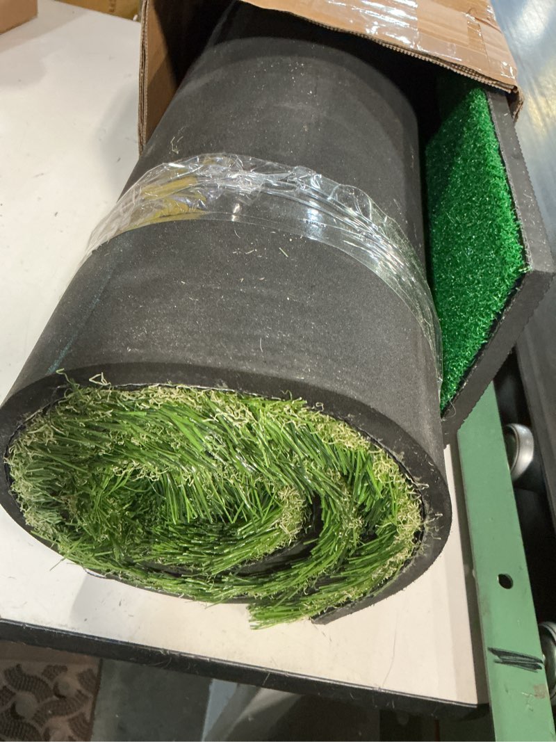 Condition photo showing Good Condition for plbbjh floating golf green for pool, floating putting/ chipping green, pool golf turf mat set for adults outdoor game