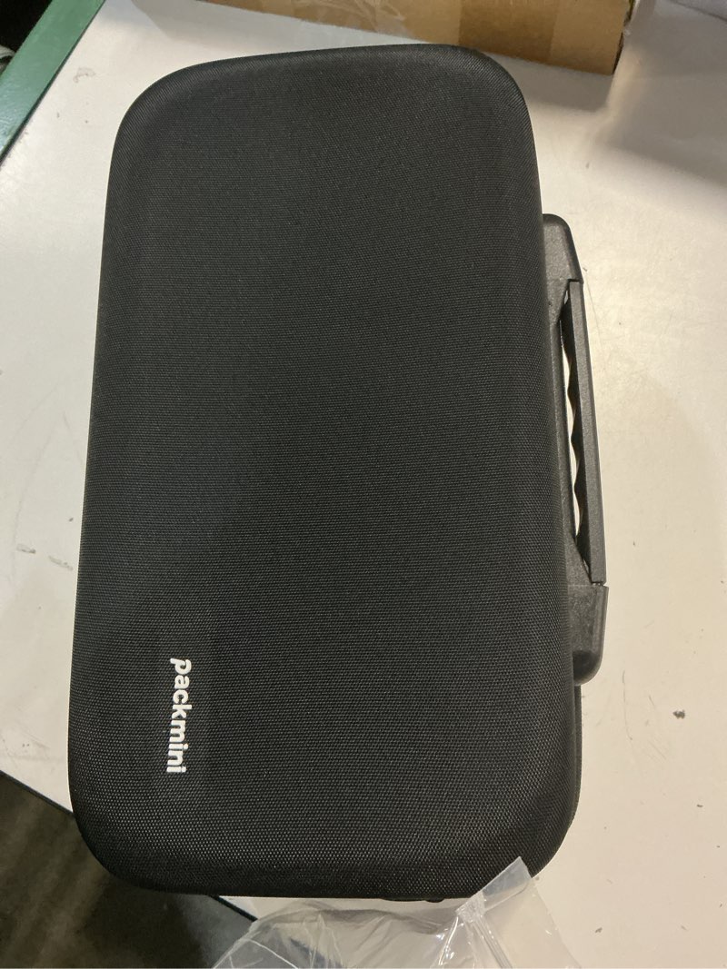 Condition photo showing New/Like New for packmini travel case for mac mini m4 / m4 pro (2024), hard shell carrying bag with shoulder strap, fits apple magic keyboard (no numpad), trackpad & hub - portable ai workstation organizer
