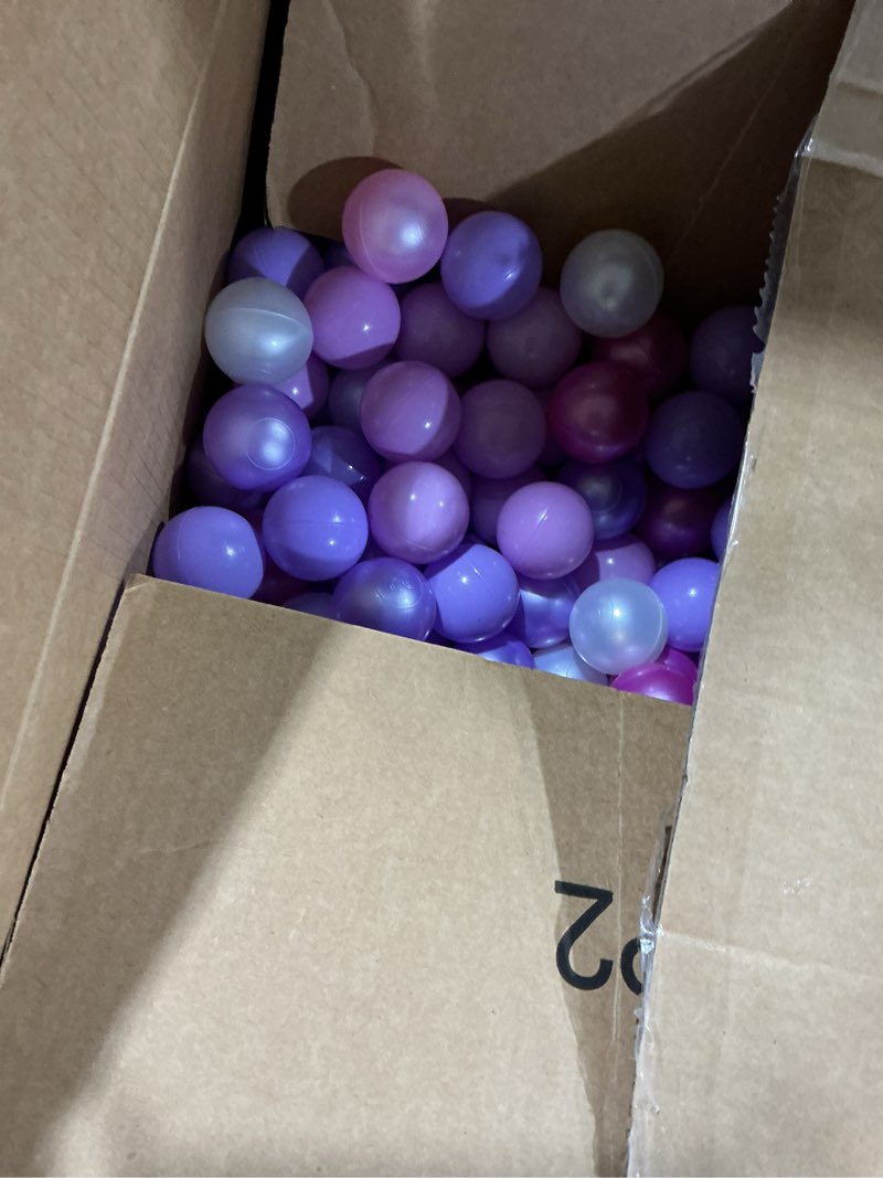Condition photo showing Good Condition for gogoso ball pits balls for toddlers pack of 50 100 200 plastics shape ball non-phthalate non-bpa non-toxic 2.2-inch crush proof play balls 200 balls pearl purple colors